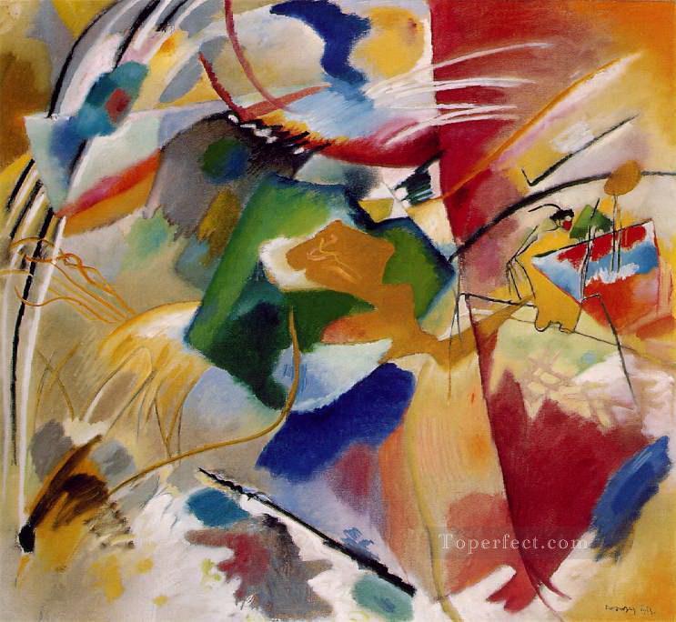 Painting with green center Wassily Kandinsky Oil Paintings